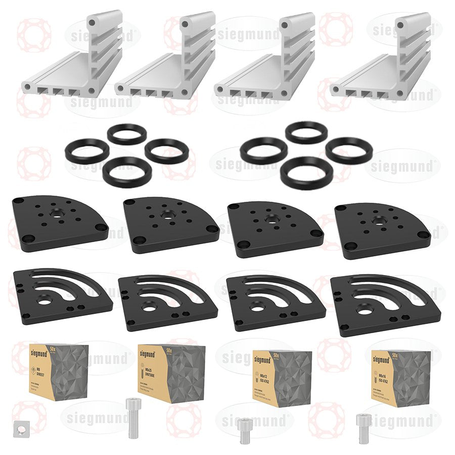 4 - CS280001.1: Starter Set 18 Piece Accessory Kit for the System 28 Metric Series Welding Tables - 28mm Welding Table Accessories by Siegmund - The Flattest, Most Reliable Welding Tables & Fixturing Accessories in the World