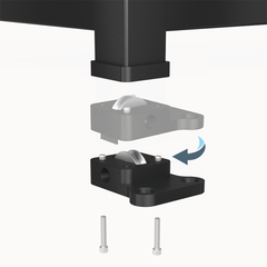 USRSR120.P: 10' Foundation Rail with Round Rail for the System 28 Imperial (Inch) Series Rail System (Plasma Nitrided)