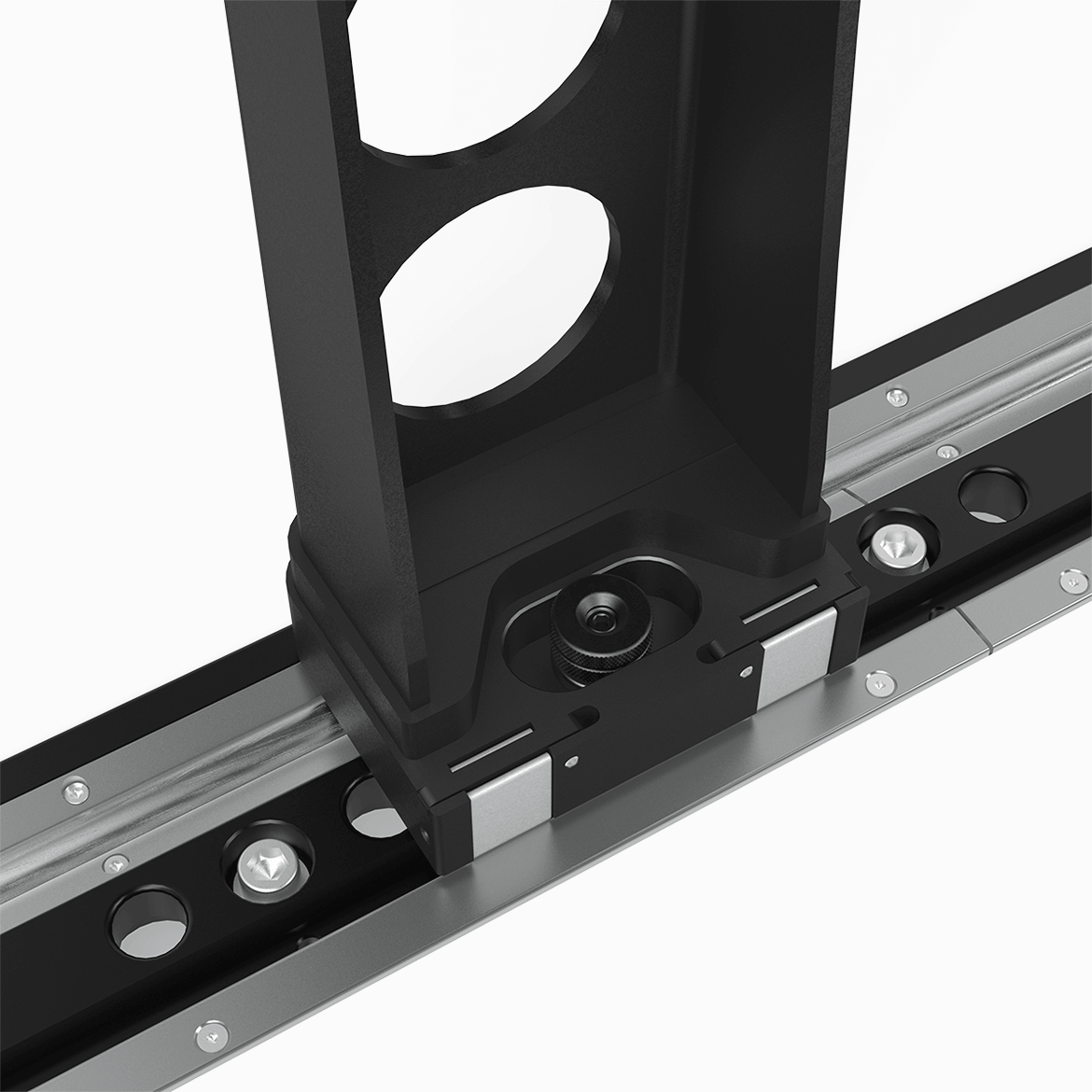 USRSR120.P: 10' Foundation Rail with Round Rail for the System 28 Imperial (Inch) Series Rail System (Plasma Nitrided)