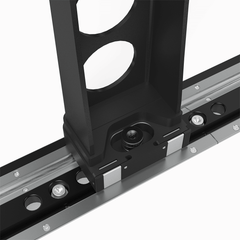 USRSR60.P: 5' Foundation Rail with Round Rail for the System 28 Imperial (Inch) Series Rail System (Plasma Nitrided)