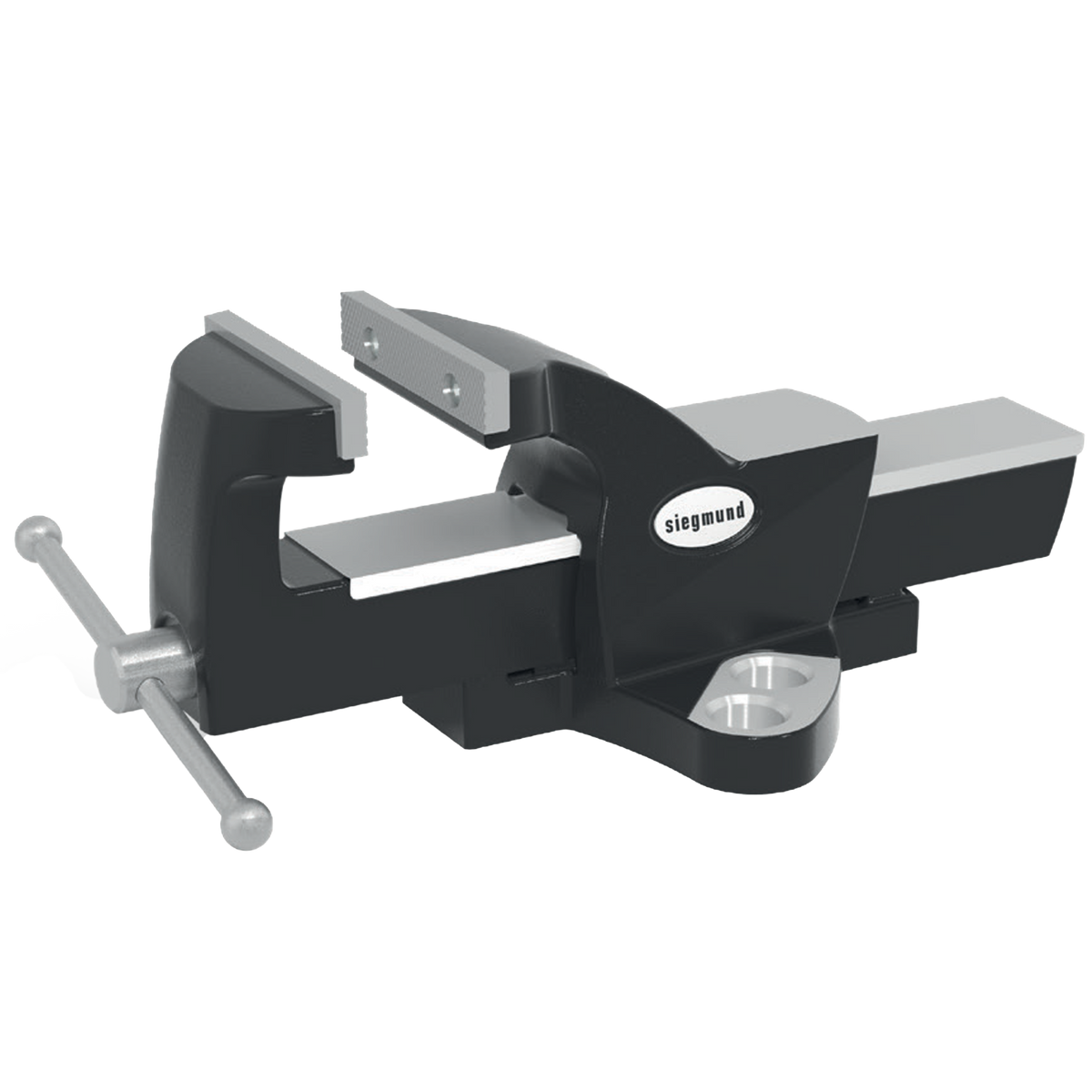 US004320: 4-15/16" Bench Vise with 1-1/10" Boreholes for the System 28 Imperial Series Welding Tables
