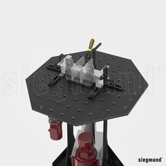 System 22 1,000x18mm (39.3"x0.7") Siegmund Octagonal Welding Table with Plasma Nitration (Item No. 2 - 931000.P) - System 22 Welding Tables by Siegmund - The Flattest, Most Reliable Welding Tables & Fixturing Accessories in the World