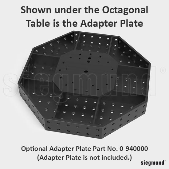 System 28 1,700x200mm (67"x7.8") Siegmund Octagonal Welding Table with Plasma Nitration (Item No. 2 - 921700.P) - System 28 Welding Tables by Siegmund - The Flattest, Most Reliable Welding Tables & Fixturing Accessories in the World