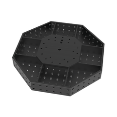 System 28 Adapter Plate for Siegmund 15mm (0.59") Tabletop Height - Octagonal Welding Table (Item No. 0 - 940000) - System 28 Welding Tables by Siegmund - The Flattest, Most Reliable Welding Tables & Fixturing Accessories in the World
