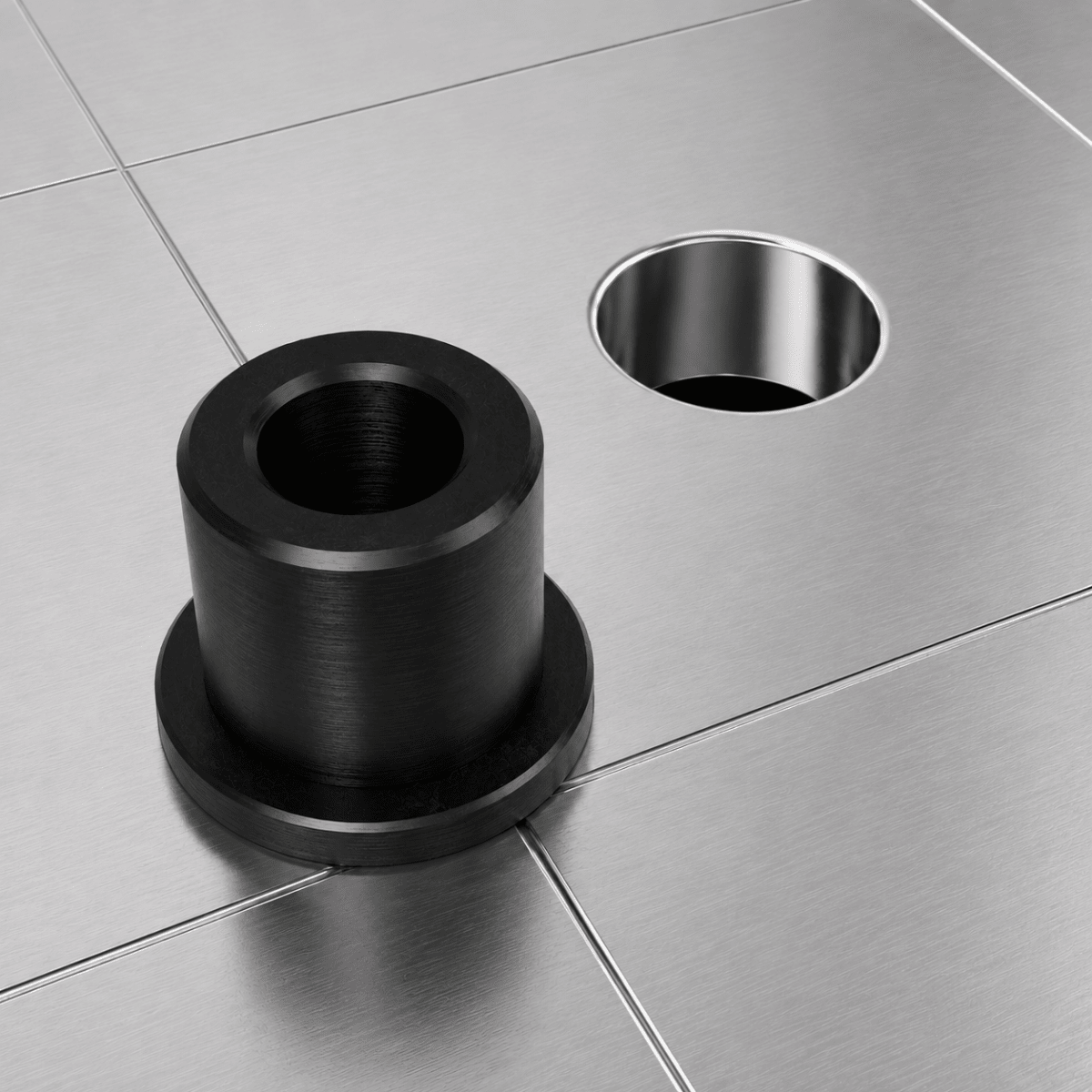 US000546: System 28 Accessory Adapter for System 16 Tables (Reduction Bushing) - 28mm Welding Table Accessories by Siegmund - The Flattest, Most Reliable Welding Tables & Fixturing Accessories in the World
