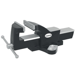 US004320: 4 - 15/16" Bench Vise with 1 - 1/10" Boreholes for the System 28 Imperial Series Welding Tables - 28mm Imperial Series Welding Table Accessories by Siegmund - The Flattest, Most Reliable Welding Tables & Fixturing Accessories in the World