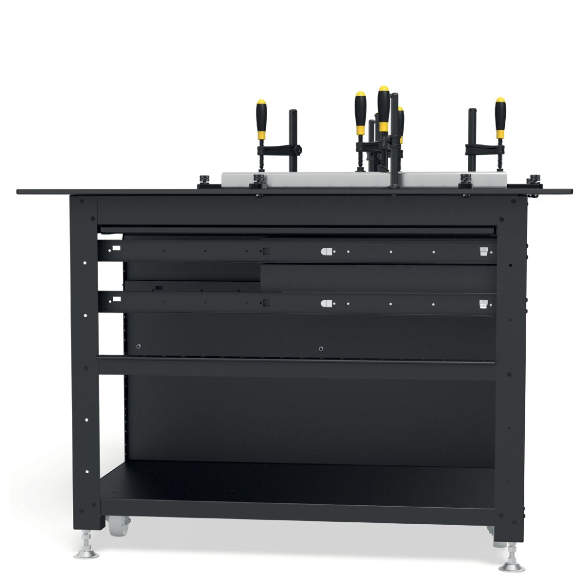 US004602: Basic Frame for System 16 Imperial Series 4'x4' Workstation - System 16 Imperial Series Welding Tables by Siegmund - The Flattest, Most Reliable Welding Tables & Fixturing Accessories in the World