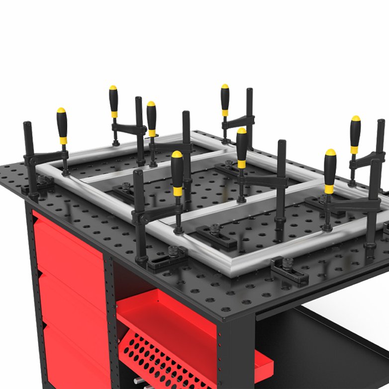 US004620.r: Shelf for System 16 Imperial Workstation - System 16 Imperial Series Welding Tables by Siegmund - The Flattest, Most Reliable Welding Tables & Fixturing Accessories in the World