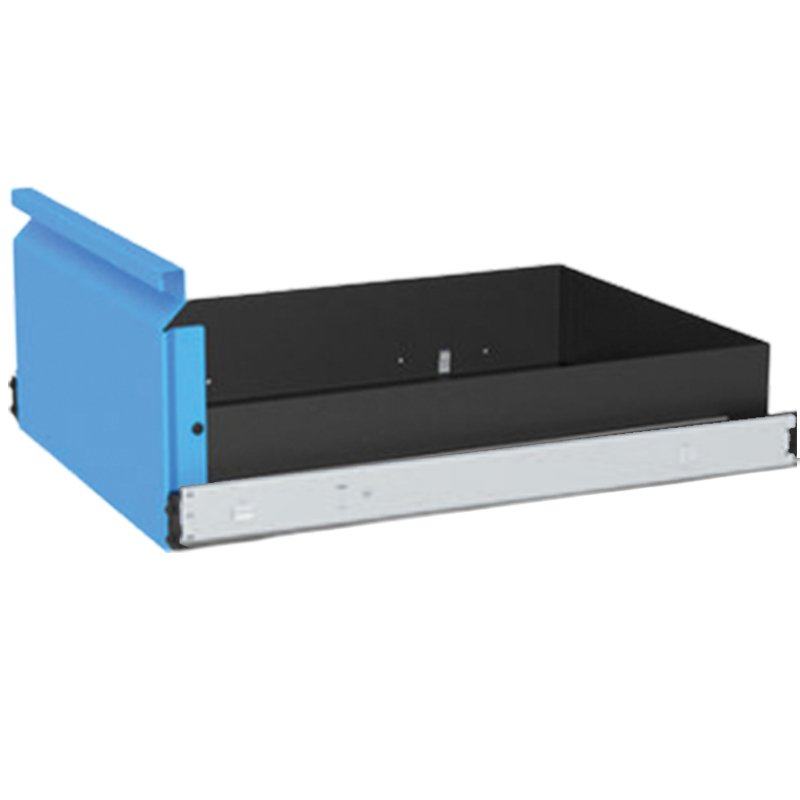 US004835.WS: 9 - 7/16" Drawer with Clip Rail and Mounting for System 16 Imperial 4'x4' Workstation - System 16 Imperial Series Welding Tables by Siegmund - The Flattest, Most Reliable Welding Tables & Fixturing Accessories in the World