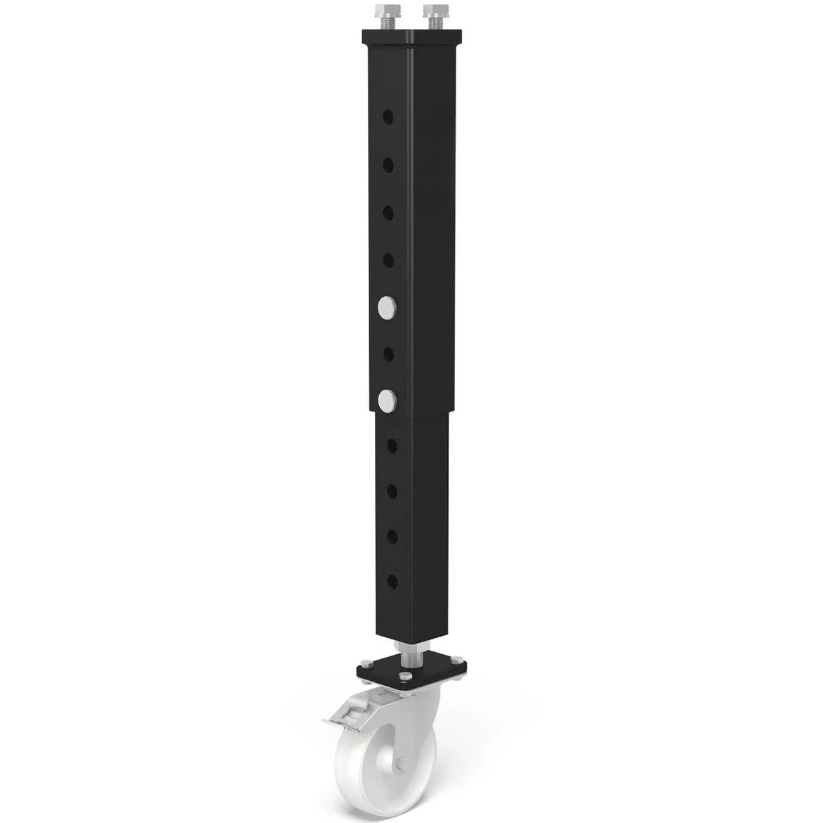 US160879.1.XX: 24"-36" Height Adjustable Leg with Caster and Locking Brake for the System 16 Imperial Series Welding Tables - 16mm Imperial Series Welding Table Accessories by Siegmund - The Flattest, Most Reliable Welding Tables & Fixturing Accessories in the World