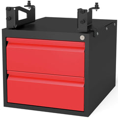 US160990.1.r: Lockable Sub Table Box Including 2 Drawers for the System 16 Imperial Series Welding Tables - 16mm Imperial Series Welding Table Accessories by Siegmund - The Flattest, Most Reliable Welding Tables & Fixturing Accessories in the World