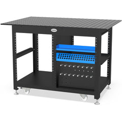 US164001: System 16 Workstation Including 2.8'x4' (32"x48") Perforated Plate (Siegmund Imperial Series) - System 16 Imperial Series Welding Tables by Siegmund - The Flattest, Most Reliable Welding Tables & Fixturing Accessories in the World