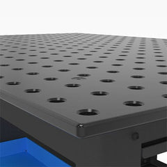 US164004.X7: 2.8'x4' (32"x48") Perforated Plate for System 16 Workstation (Plasma Nitrided) - System 16 Imperial Series Welding Tables by Siegmund - The Flattest, Most Reliable Welding Tables & Fixturing Accessories in the World