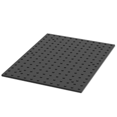 US164009.X7: 2'x2.8' (24"x32") Perforated Plate (Plasma Nitrided) - System 16 Imperial Series Welding Tables by Siegmund - The Flattest, Most Reliable Welding Tables & Fixturing Accessories in the World