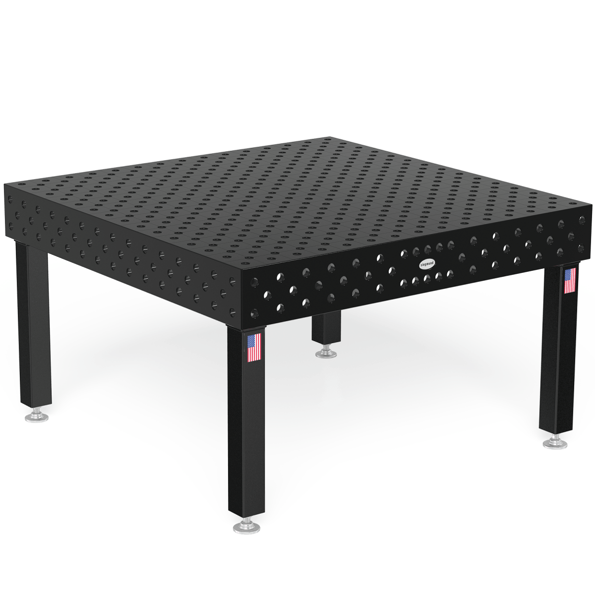 US280050.XD7: System 28 5'x5' (60"x60") Siegmund Imperial Series (Inch) Welding Table with Plasma Nitration - System 28 Imperial Series Welding Tables by Siegmund - The Flattest, Most Reliable Welding Tables & Fixturing Accessories in the World