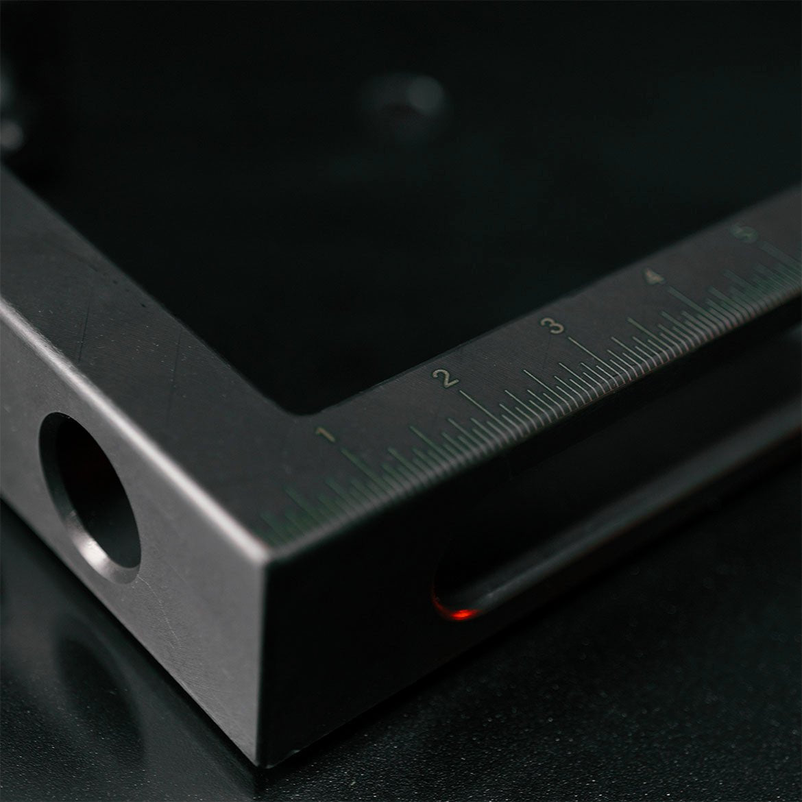 US280114.N: 7 - 7/8" L Stop and Clamping Square (Nitrided) - 28mm Imperial Series Welding Table Accessories by Siegmund - The Flattest, Most Reliable Welding Tables & Fixturing Accessories in the World