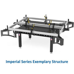 US280191.N: Cast Iron Comfort Corner Connection (Nitrided) - 28mm Imperial Series Welding Table Accessories by Siegmund - The Flattest, Most Reliable Welding Tables & Fixturing Accessories in the World