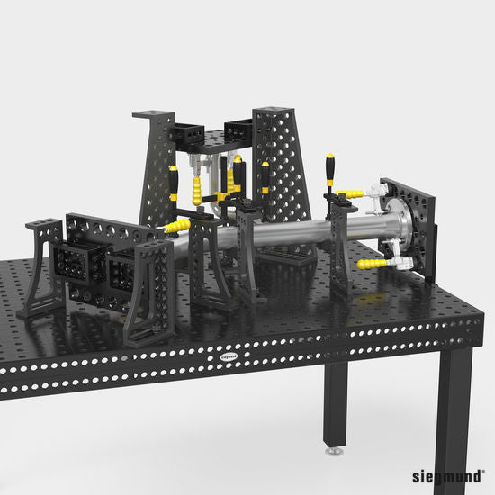 US280252.P: 400 - 600 lbs. Clamping Plate with Fixing Bolt (Nitrided) - 28mm Imperial Series Welding Table Accessories by Siegmund - The Flattest, Most Reliable Welding Tables & Fixturing Accessories in the World