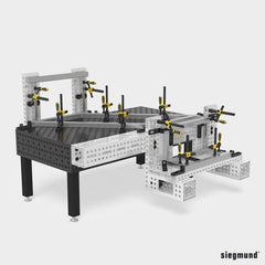 US280407.N: 4" Universal Stop (Nitrided) - 28mm Imperial Series Welding Table Accessories by Siegmund - The Flattest, Most Reliable Welding Tables & Fixturing Accessories in the World