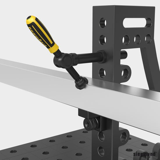 US280604: Universal Pipe Clamp (Burnished) - 28mm Imperial Series Welding Table Accessories by Siegmund - The Flattest, Most Reliable Welding Tables & Fixturing Accessories in the World