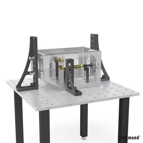 US280608.N: 90° Basic Pipe Clamp (Nitrided) - 28mm Imperial Series Welding Table Accessories by Siegmund - The Flattest, Most Reliable Welding Tables & Fixturing Accessories in the World