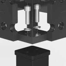 US280853.X: 24" Standard Leg for the System 28 Imperial PLUS Series Welding Tables - 28mm Imperial Series Welding Table Accessories by Siegmund - The Flattest, Most Reliable Welding Tables & Fixturing Accessories in the World