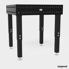 US280877.XX: 22" - 36" Height Adjustable Leg for the System 28 Imperial Series Welding Tables - 28mm Imperial Series Welding Table Accessories by Siegmund - The Flattest, Most Reliable Welding Tables & Fixturing Accessories in the World