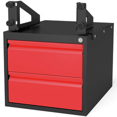 US280990.1.r: Lockable Sub Table Box Including 2 Drawers for the System 28 Imperial Series Welding Tables - 28mm Imperial Series Welding Table Accessories by Siegmund - The Flattest, Most Reliable Welding Tables & Fixturing Accessories in the World