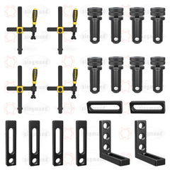 US283100: Set 1, 26 Piece Accessory Kit for the System 28 Imperial Series Welding Tables - 28mm Imperial Series Welding Table Accessories by Siegmund - The Flattest, Most Reliable Welding Tables & Fixturing Accessories in the World