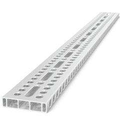 USAR16014122.VL: 4' x 4" Aluminum Profile Bracket with Elongated Holes for System 16 Imperial Series - 16mm Imperial Series Welding Table Accessories by Siegmund - The Flattest, Most Reliable Welding Tables & Fixturing Accessories in the World