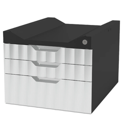 USBX000990.1: Sub Table Box with 3 Drawers for the System 16 Siegmund Imperial Series (Inch) Workbench - System 16 Imperial Series Welding Tables by Siegmund - The Flattest, Most Reliable Welding Tables & Fixturing Accessories in the World