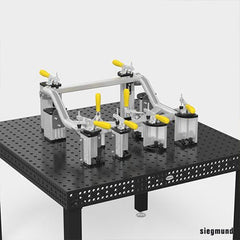 USCS009083: 2500 Horizontal Toggle Clamp without Adapter - 16mm Imperial Series Welding Table Accessories by Siegmund - The Flattest, Most Reliable Welding Tables & Fixturing Accessories in the World