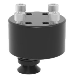 USCS280715.5: Ø 2 - 3/4", 1 - 1/2" Adapter with Hole Pattern for Toggle Clamp (Burnished) - 28mm Imperial Series Welding Table Accessories by Siegmund - The Flattest, Most Reliable Welding Tables & Fixturing Accessories in the World