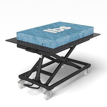 USHT164005.X7: Siegmund Imperial System 16 Mobile Lifting Welding Table 3'x4' (36"x48") - System 16 Imperial Series Welding Tables by Siegmund - The Flattest, Most Reliable Welding Tables & Fixturing Accessories in the World