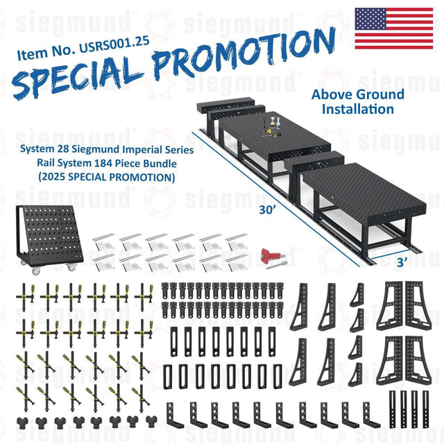 System 28 Imperial Series (INCH) Welding Tables and Fixturing Accessor ...