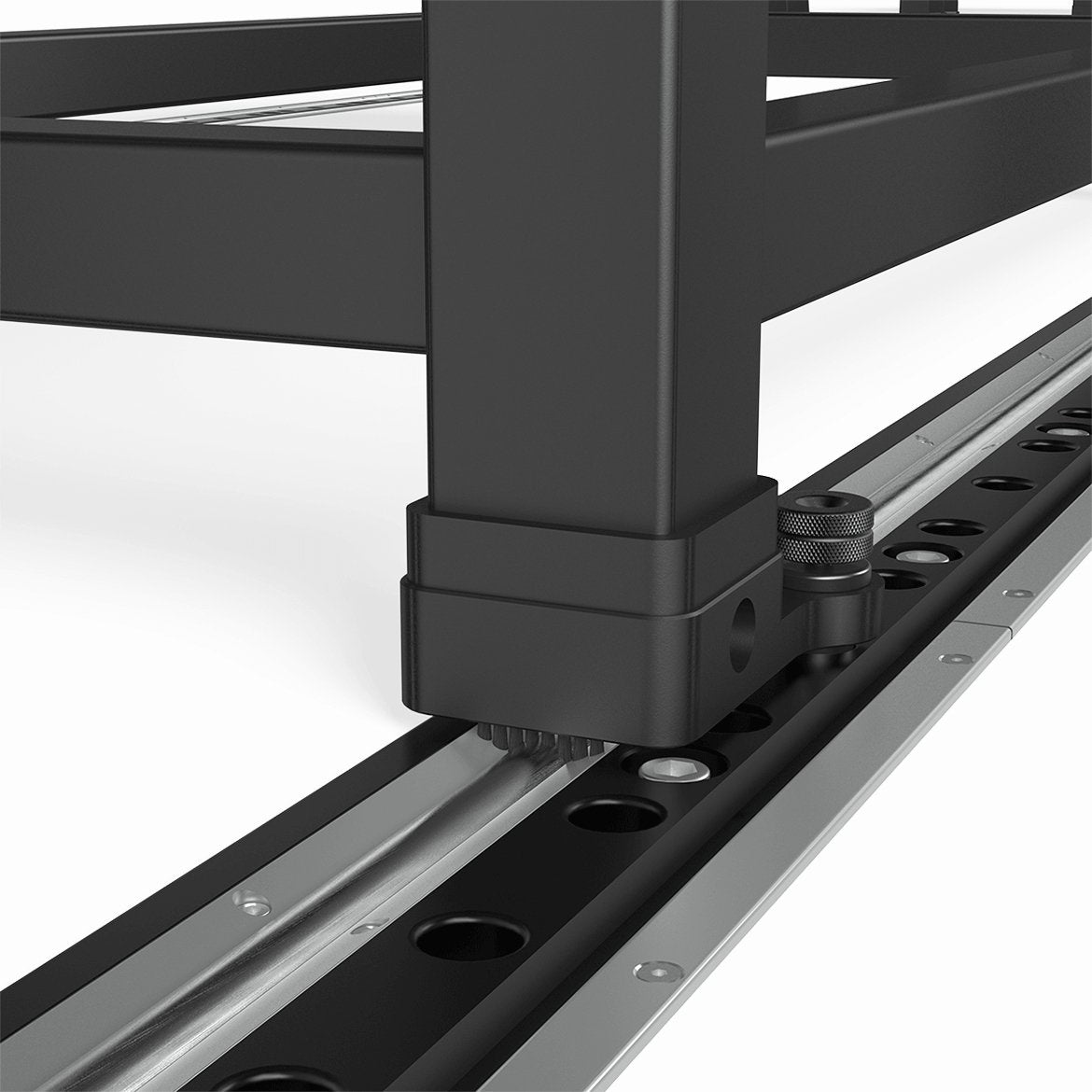 USRSF28: 3'x6' SB 28 - 1/8" High Connecting Frame with Inserted Rollers for the System 28 Imperial (Inch) Series Rail System - System 28 Imperial Series Welding Tables by Siegmund - The Flattest, Most Reliable Welding Tables & Fixturing Accessories in the World