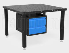 Sub Table Box for the Siegmund System 16 Welding Tables (Item No. 2-161900) - Siegmund Welding Tables and Fixtures USA - A Division of Quantum Machinery Group