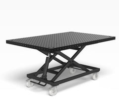 System 16 Mobile lifting table incl. Basic work top 1500x1000x50(Item No. 2-HT161035.P) - Siegmund Welding Tables and Fixtures USA - A Division of Quantum Machinery Group