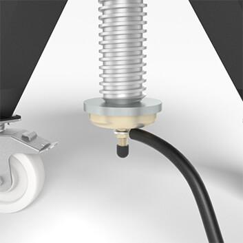 2 - 00003399: Magnetic Ground Connection for the Siegmund Rotating Welding Tables - System 16 Imperial Series Welding Tables by Siegmund - The Flattest, Most Reliable Welding Tables & Fixturing Accessories in the World