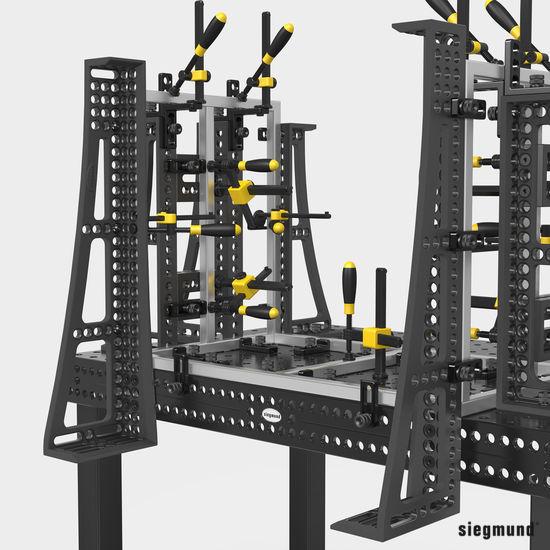 4-AQ28014100.VL: 1000x200x200mm U-Shape Aluminum Profile - Siegmund Welding Tables USA (An Official Division of Quantum Machinery)