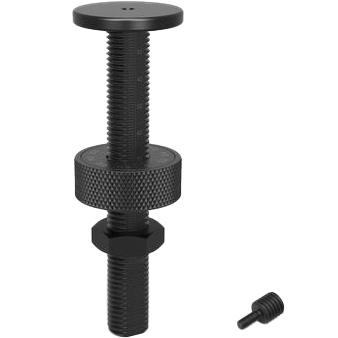 2-160824: Height Adjustable Support with Scale (Burnished)