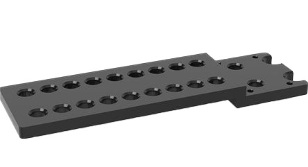 2-164055: Extension With 2 Rows Of Holes For Perforated Plates (Nitrided)