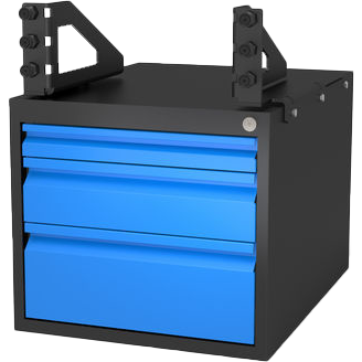 2-222990.2: Lockable 3 Drawer Sub Table Box Set for the System 22 PLUS Welding Tables