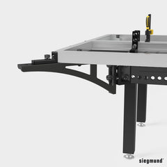 2-280167.N: 750mm G Right Stop and Clamping Square (Nitrided) - Siegmund Welding Tables USA (An Official Division of Quantum Machinery)