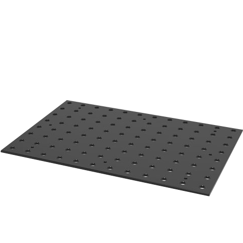 2-804004.X7: 1,200x800x15mm Premium Light, Plasma Nitrided Perforated Plate for the System 28 Metric Series