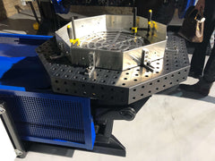 System 16 1,200x50mm (47.2"x1.9") Siegmund Octagonal Welding Table with Plasma Nitration (Item No. 2-921216.1.P) - Siegmund Welding Tables and Fixtures USA - A Division of Quantum Machinery Group