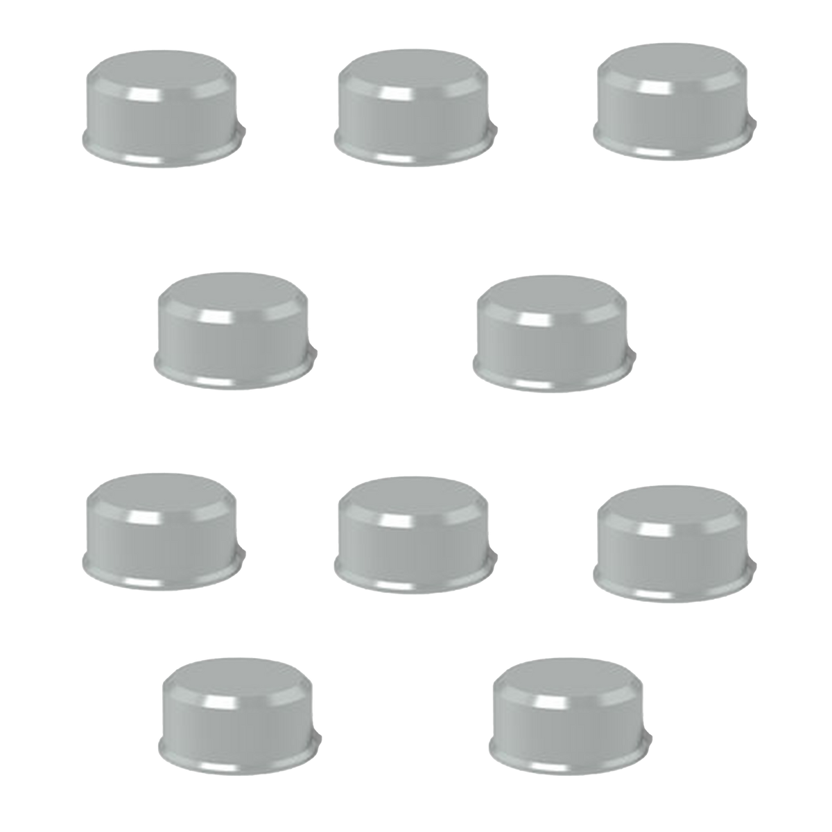 2-160238.10: Steel Cover Cap (Pack of 10)