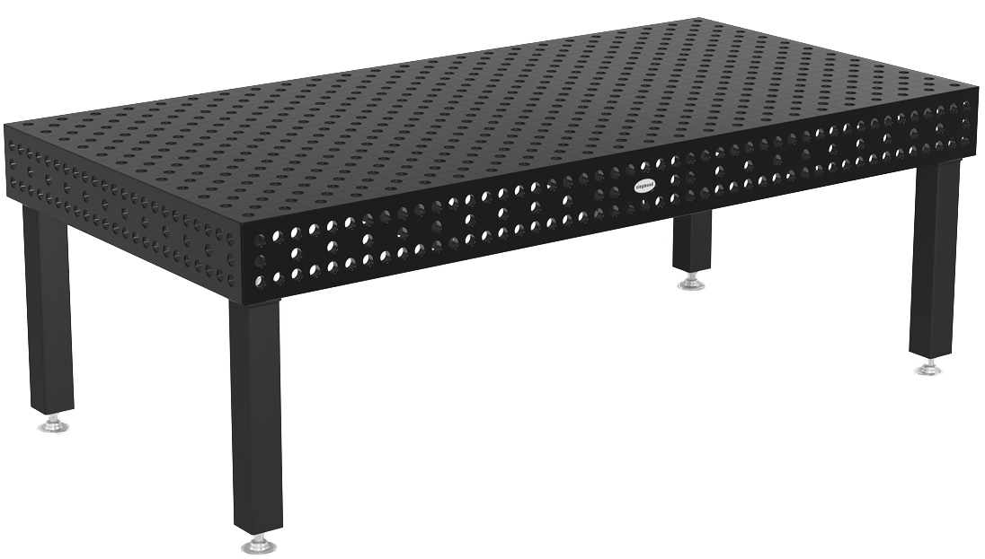 4-280030.XD7D: Siegmund 2,400x1,200mm 8.7 Series System 28 Welding Table