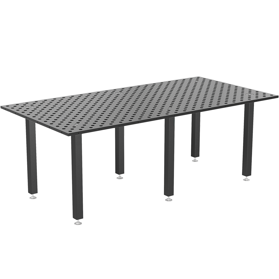 4-281030.XD7: Siegmund 2,400x1,200mm "BASIC" System 28 Welding Table