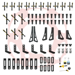 4-283300: Set 3, 76 Piece Accessory Kit for the System 28 Metric Series Welding Tables